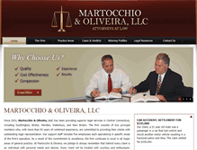 Tablet Screenshot of martocchioandoliveira.com
